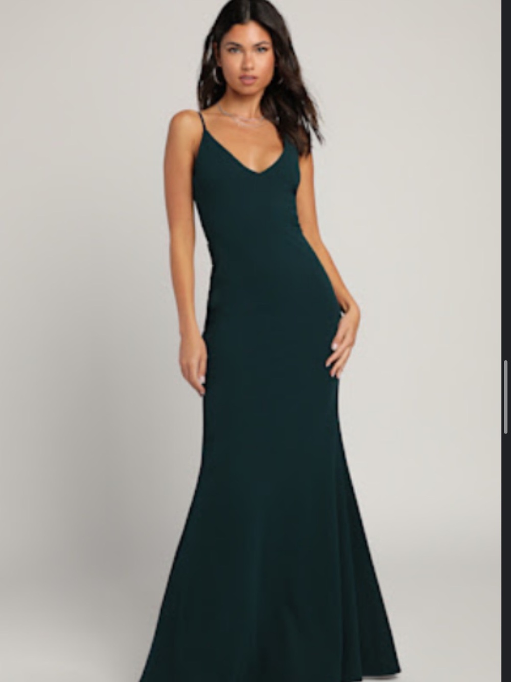 Lulu's Forrest Green Infinity Dress